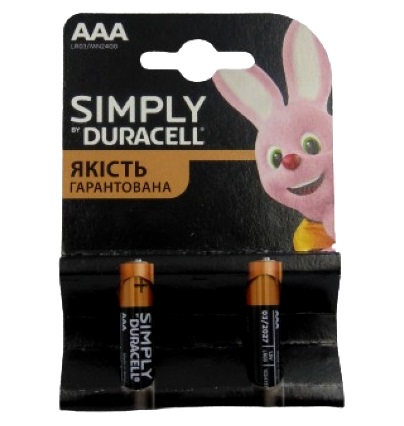 ��������� Duracell Simple MN 2400 LR03 (���) 1��