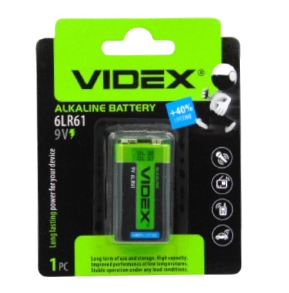 ��������� Videx 6LR61 9V 1��