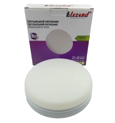 ��������� ������� LED 168�� 24�� 6400K 2280Lm Lezard