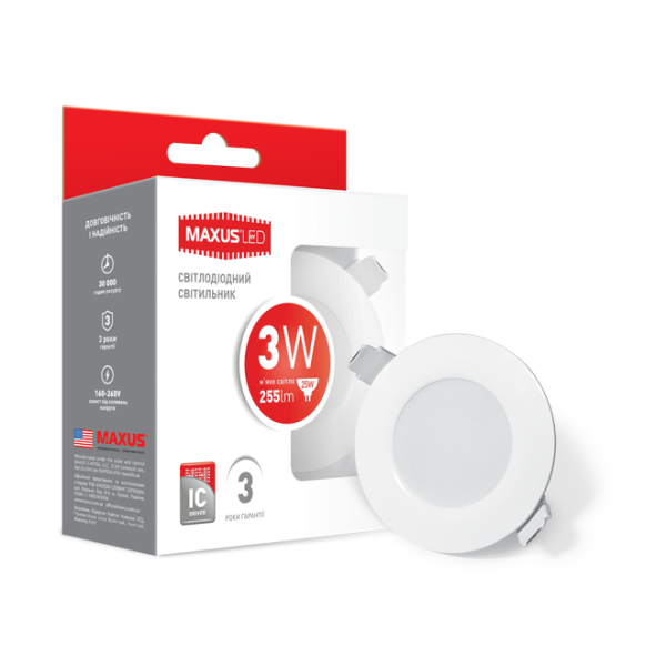 ��������� �������� LED Maxus SDL 3W 3000�