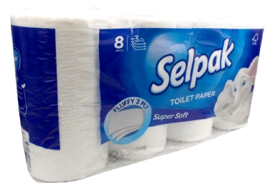 ��������� ���� 3-������� Super Soft Selpak 8��